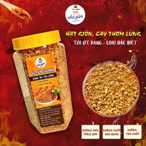 Muối tôm tây ninh loại 1 thơm tôm rang - hồng gấm