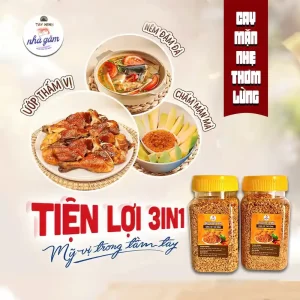 tiện lợi 3 in 1 muối tôm của nhà hồng gấm